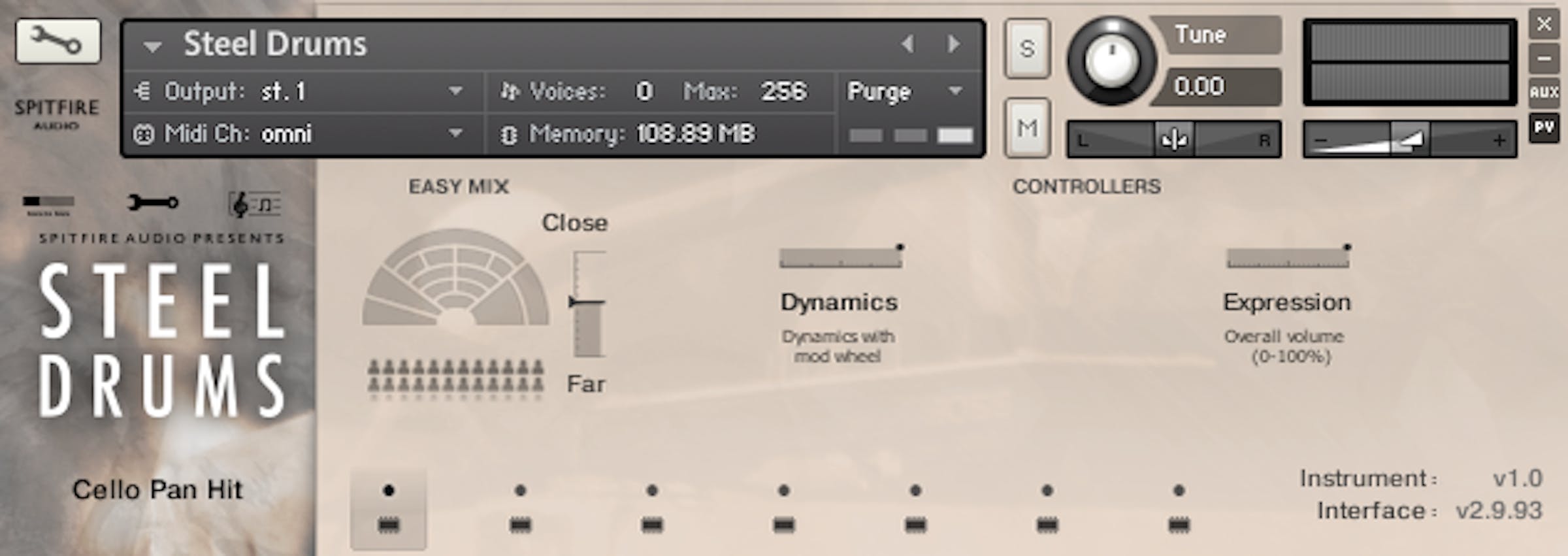 Steel Drums GUI