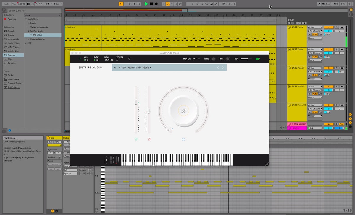 LABS open in Ableton Live