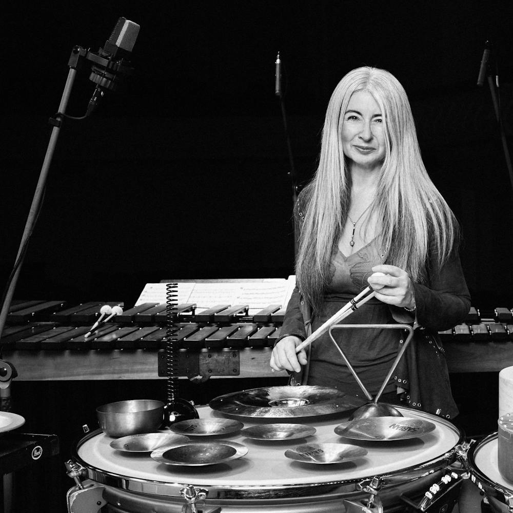 Evelyn Glennie with percussion
