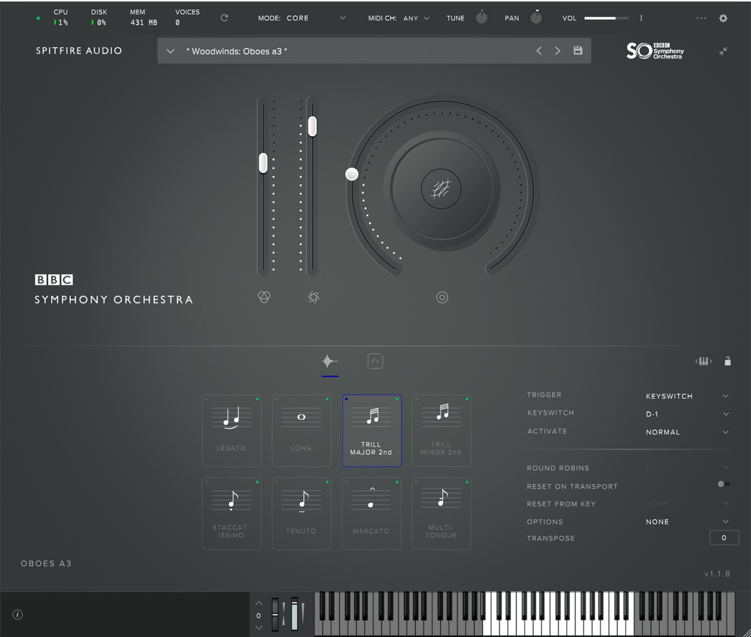 BBC Core GUI