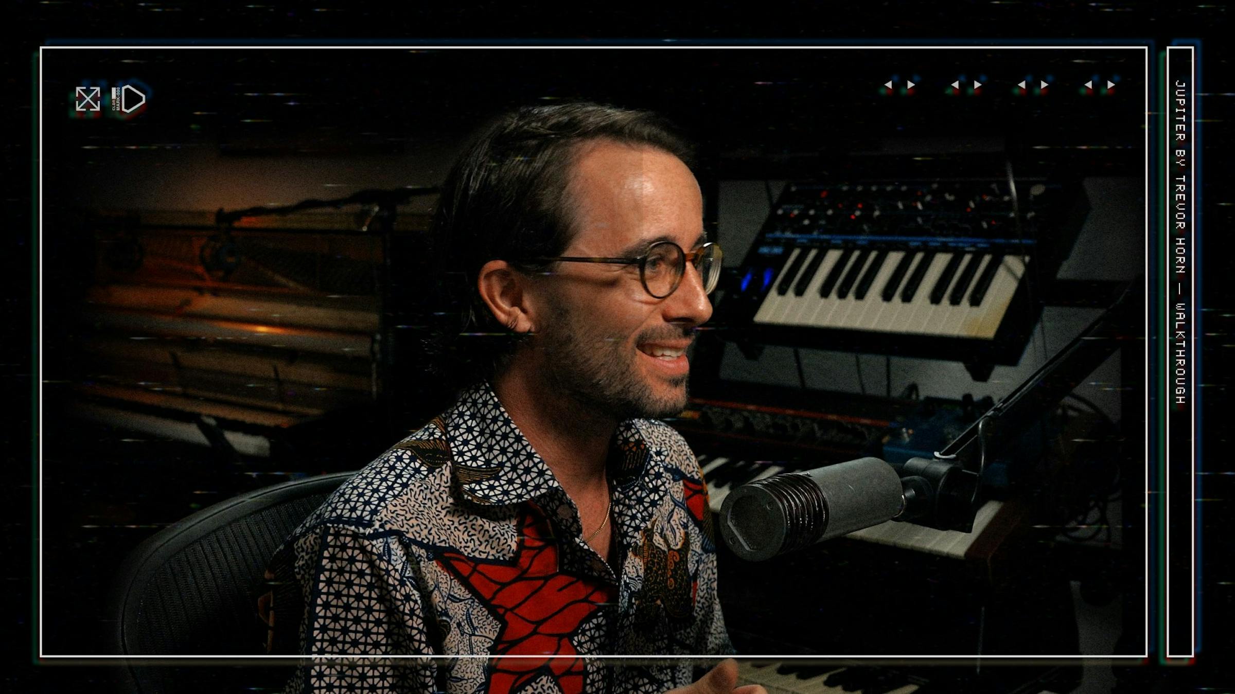 Oliver in his studio
