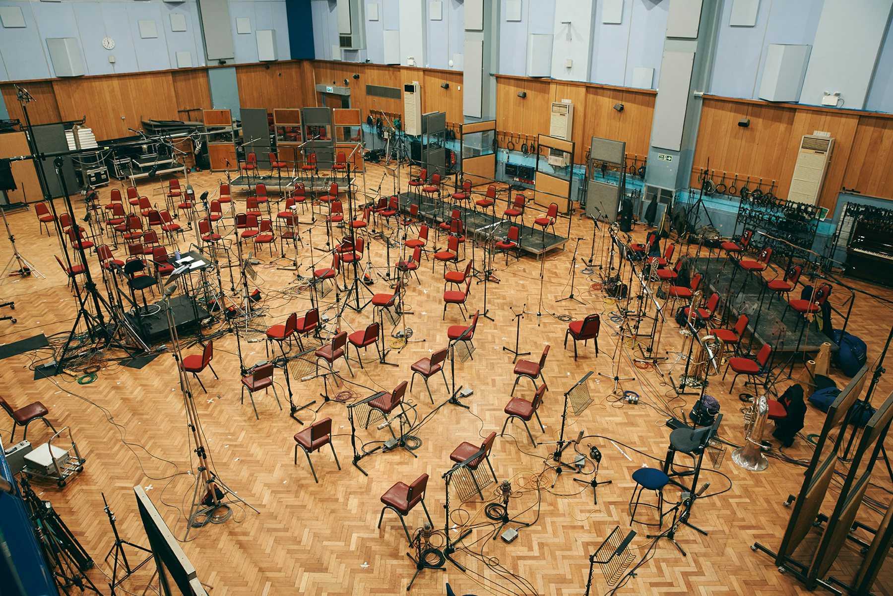 Abbey Road One Grand Brass recording setup