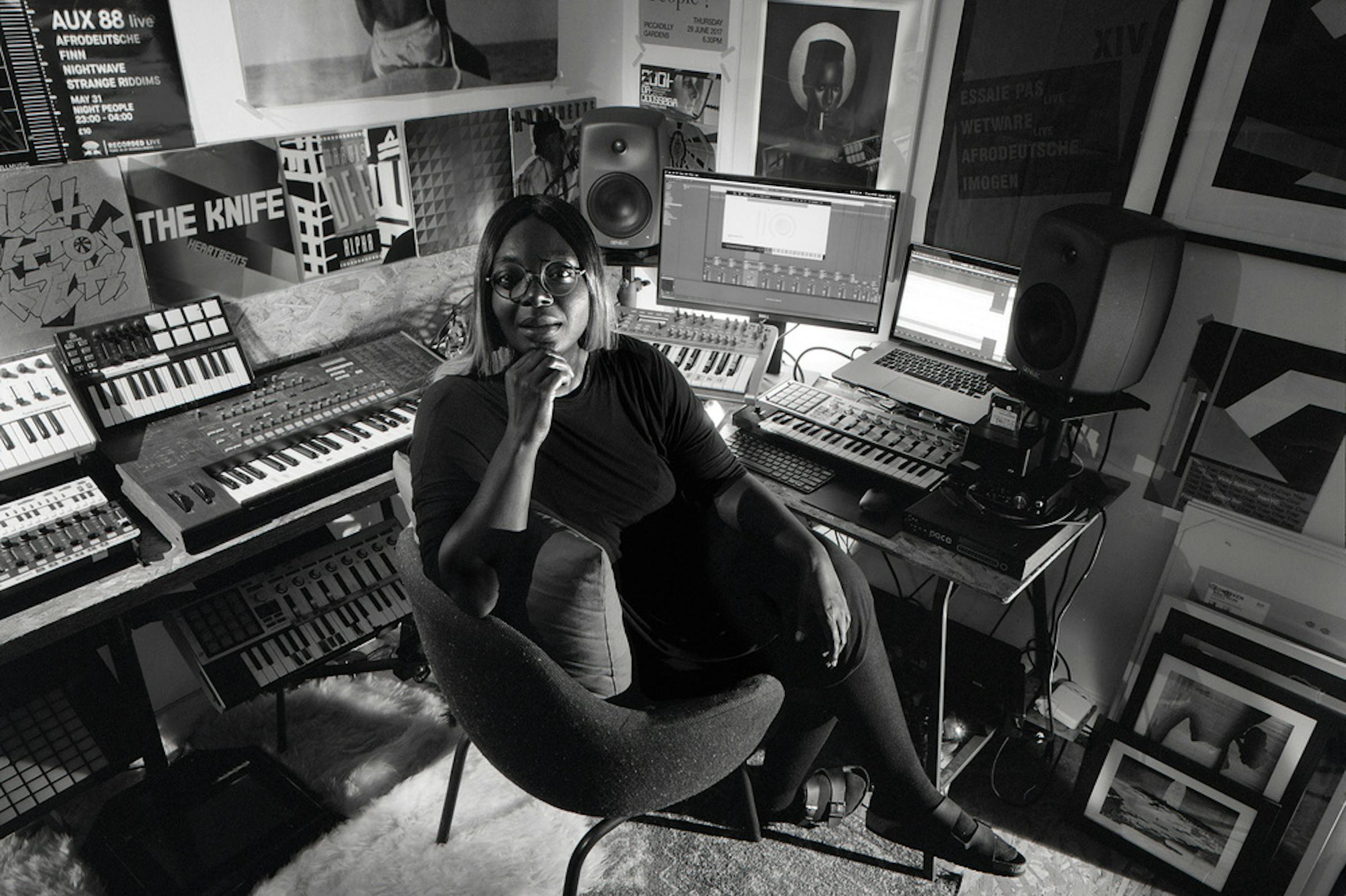 Henrietta Smith-Rolla in her studio