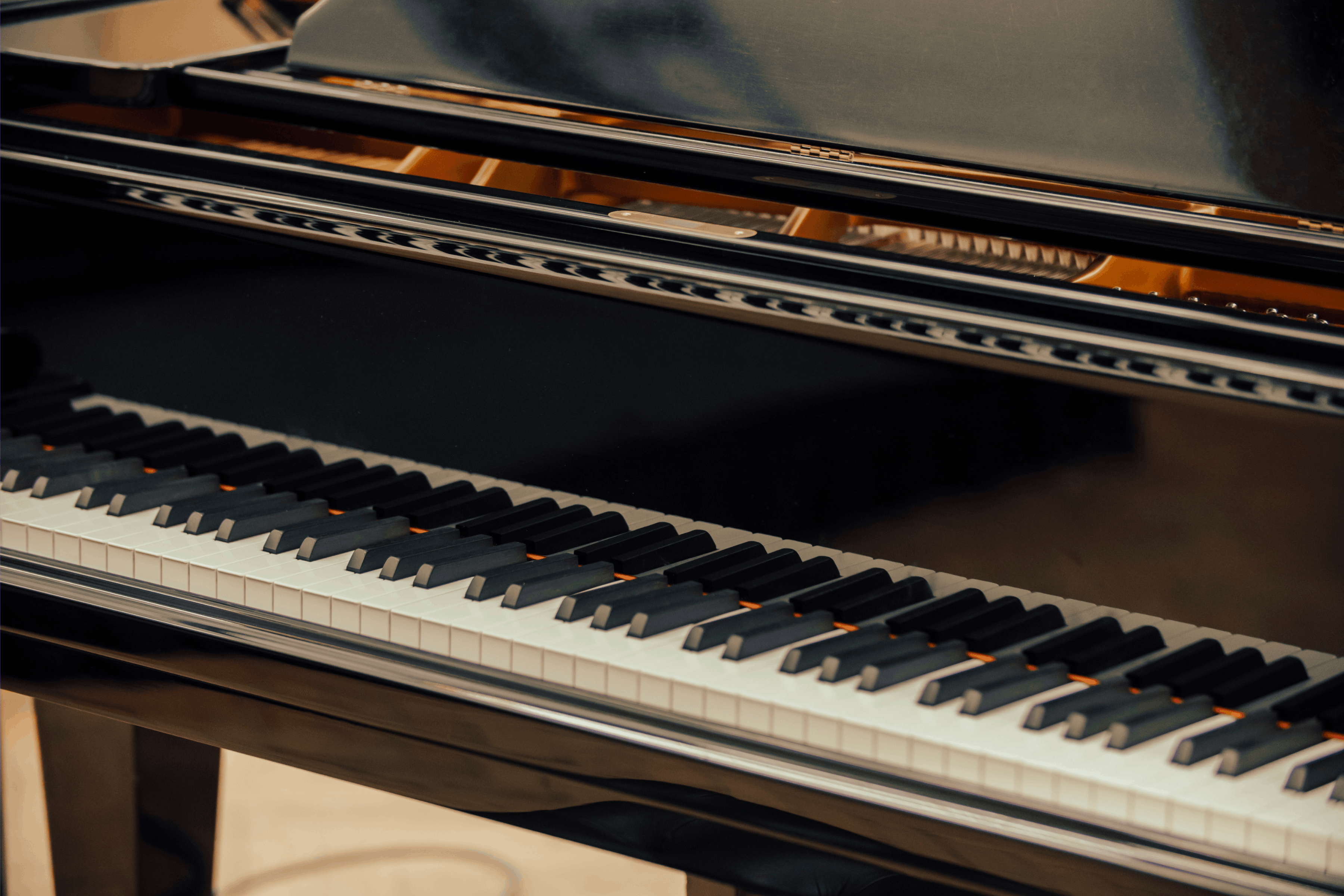 The piano keys