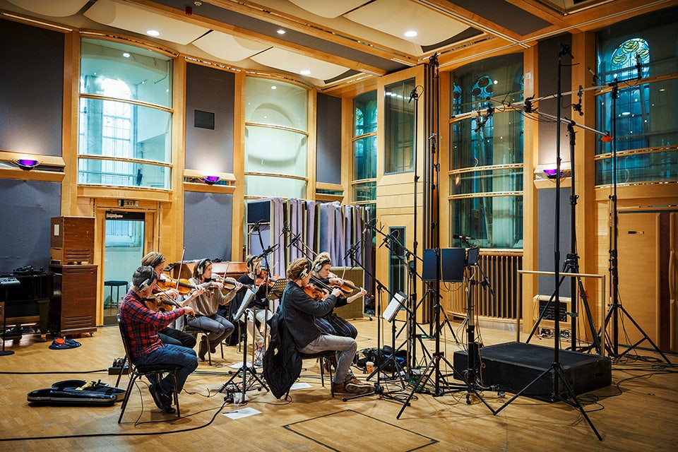 Studio Strings violins section
