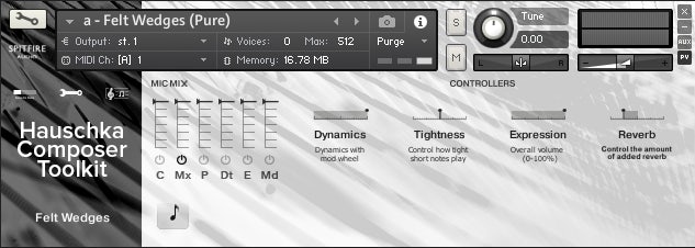 General controls GUI