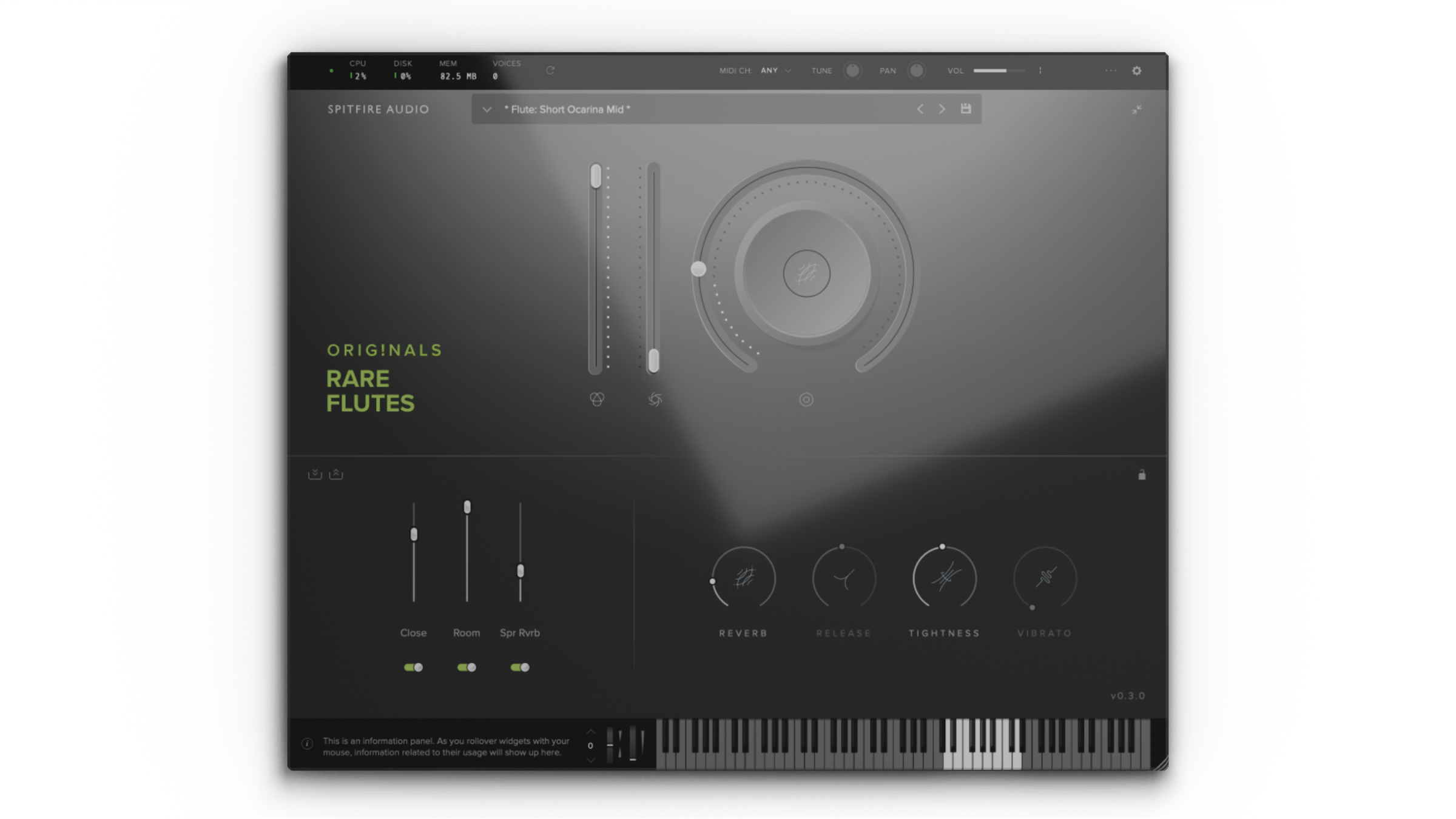 Rare Flutes GUI